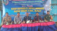 Rombongan Bulik Sospa (Bupati Tilik Deso Bervespa) dalam rangka Serap Aspirasi PJ Bupati Jombang Sugiat S, Sos M Psi,T di Tengaran Jombang
