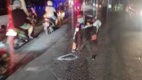 Laka Maut Dijalan Kediri – Nganjuk, Seorang Pelajar dan Bocah Tewas Ditempat