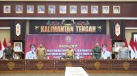 Danrem 102/Pjg Hadiri Kick Off Penandatanganan Kontrak PBJ Lingkup Pemerintah Provinsi dan Kabupaten / Kota Se-Kalteng TA 2024