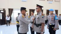 Pimpin Upacara Sertijab Kapolsek Srengat, Ini Kata Kapolres Blitar Kota