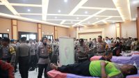 Pam Pemilu 2024, Polres Kediri Gelar Apel Persiapan dan Rikkes Personel