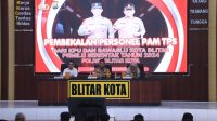Polres Blitar Kota gandeng KPU dan Bawaslu berikan pembekalan personel pengamanan TPS