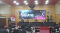 Penyampaian Evaluasi Dalam Rapat Paripurna Rekomendasi DPRD Kota Blitar Terhadap LKPJ Walikota Blitar Tahun 2023