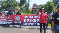 Tuntut Kasus Pelecehan Seksual Keranah Hukum, Aliansi LSM Kediri Menggelar Aksi Demo