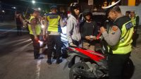 Diduga Balap Liar, Puluhan Kendaraan Terjaring Patroli Polres Kediri Kota