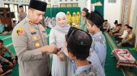 Peringati Nuzulul Qur’an Polres Kediri Berbagi dan Santuni Anak Yatim
