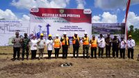Tanam Perdana Padi Optimalisasi Lahan Rawa dan Peletakan Batu Pertama Pembangunan RMP