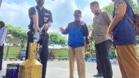 Jelang Mudik Polres Kediri Kota Sidak SPBU Periksa Takaran dan Stok BBM