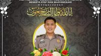 Polisi yang Dibakar Istrinya di Aspol Polres Mojokerto Meninggal Dunia