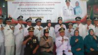Pengukuhan dan Penyerahan SK Masa Jabatan Kepala Desa dan BPD di Pendopo Kecamatan Ploso ,Jombang Berjalan Lancar