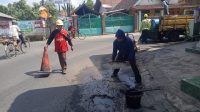 PUPR Tulungagung Melalui UPT kota Tulungagung Optimalkan Perbaikan Ruas Jalan