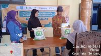 Pemdes Picisan Kecamatan Sendang Membagian Bantuan Pangan Ke-774 KPM Untuk Bulan Mei Pada hari Selasa 25 Juni 2024