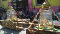 Kirab Tumpeng Dalam Rangka Sedekah Dusun Krapak ,Jombang Berlangsung Semarak