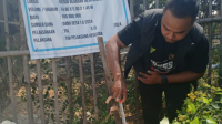 Diduga Bangunan Jalan Desa Bedahan Kecamatan Babat Bermasalah