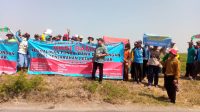 Forum Komunikasi Peduli Rawa Se Lamongan Menggelar Unjuk Rasa di Area Rawa Sekaran