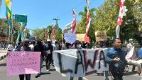 Gerakan Pemuda Nasionalis Adakan Demo di Kantor Gedung Pemkab Lamongan