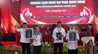 KPU Kabupaten Kediri Tetapkan Nomor Urut Paslon Bupati dan Wakil Bupati di Pilkada 2024