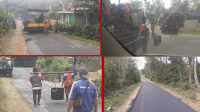 Perbaikan Jalan Di Desa Sumber Tempur Kecamatan Wonosari