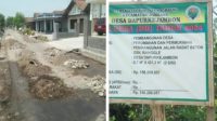 Pemdes Dapurkejambon Alokasikan Dana Desa (DD) TA 2024 Jalan Rabat Beton Dusun Banggle , Jombang