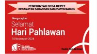 Iklan Ucapan PEMDES KEPET KECAMATAN DAGANGAN KABUPATEN MADIUN