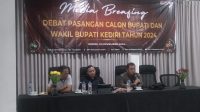 Jelang Debat Pilbup Terakhir, KPU Kabupaten Kediri Gelar Media Briefing