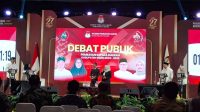 Debat Publik Perdana Pilbup Kediri, Dua Paslon Saling Singgung Soal Program