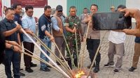 KPU Kabupaten Kediri Musnahkan Surat Suara Sisa dan Rusak