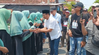 Mr.Kandek Mengawal Paslon 01 H.Ghofur ke Dusun Rande Desa Srirande dan Desa Pucuk