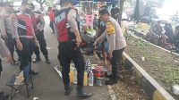 Lapak Miras di Acara Anniversary Kingkers Gor Jayabaya Digaruk Petugas