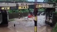 Jembatan Jalur Kota Tegal Arah Purwokerto Hampir Putus