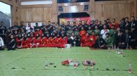 Komunitas Perguruan Pencak Silat Satria Sekar Adakan Silaturahim Di Desa Karang