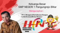 Iklan Ucapan SMP NEGERI 1 Pangungrejo Blitar