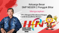 Iklan Ucapan SMP NEGERI 2 Ponggok Blitar