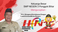 Iklan Ucapan SMP NEGERI 3 Ponggok Blitar