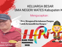 Iklan Ucapan SMA NEGERI WATES Kabupaten Kediri