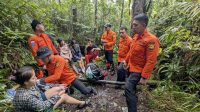 Tim SAR Evakuasi Pendaki Yang Mengalami Hipotermia di Gunung Klabat Minahasa Utara Sulut
