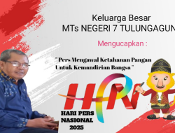 Iklan Ucapan MTs NEGERI 7 Tulungagung