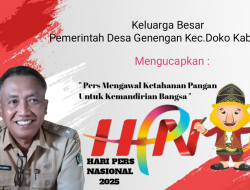 Iklan Ucapan Pemerintah Desa Genengan Kecamatan Doko Kabupaten Blitar