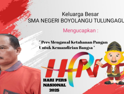 Iklan Ucapan SMA NEGERI 1 Boyolangu Tulungagung