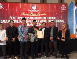 Fandi Akhmad Yani – dr. Asluchul Alif Resmi Terpilih Sebagai Bupati dan Wakil Bupati Gresik