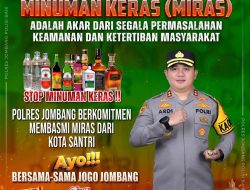 Kapolres Jombang Tegas Berantas Peredaran Miras, Dimulai dari Internal Kepolisian