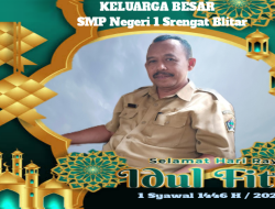 Iklan Ucapan SMP Negeri 1 Srengat Blit