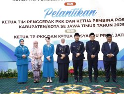 Yuliati Nugrahani Warsubi Resmi Dilantik Sebagai Ketua TP PKK Jombang