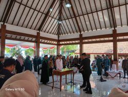Momen perdana H.warsubi SH,Msi(Bupati) melantik Slamet santoso ,kades antar waktu ,masa bakti 13 Maret/2025/2027