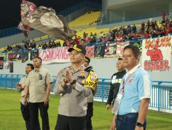 Pertandingan Madura United vs Tainan FC di Stadion Gejos Gresik Berjalan Lancar, Teriakan Terimakasih Bapak Polisi Menggema