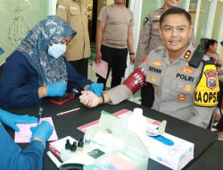Semangat Kepedulian dan Berbagi di Bulan Suci Ramadan, Polres Gresik Gelar Donor Darah dan Cek Kesehatan Gratis