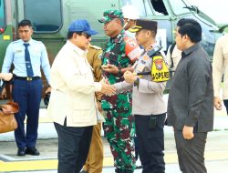 Kapolres Gresik Dampingi Kunjungan Kerja Presiden RI Prabowo Subianto ke Smelter PT. Freeport Indonesia