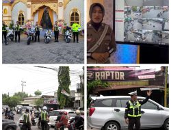 Satlantas Polres Gresik Patroli Jalur Blackspot dan Troublespot Pastikan Pengendara Aman dan Nyaman