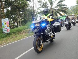 Kapolres Kediri Pantau Langsung Volume Kendaraan Arus Balik di Dua Titik Rawan Kemacetan