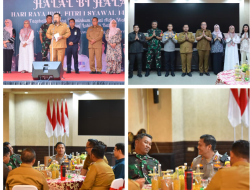 Kapolres Gresik AKBP Rovan Richard Hadiri Halal Bihalal Forkopimda, Pererat Sinergitas Antar Instansi di Gresik